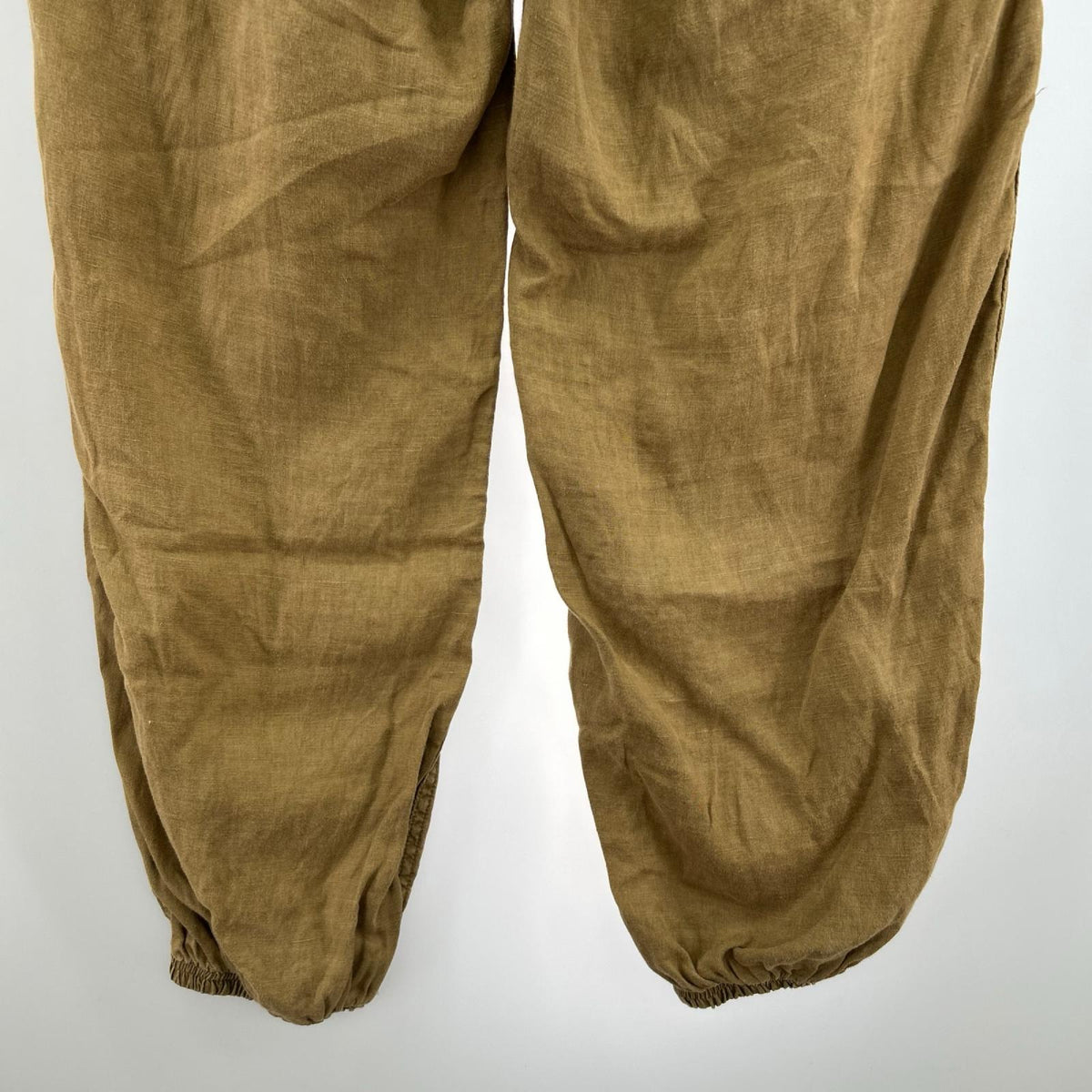 パンツ CAHLUMN/Linen Gym Pant/L/ﾌﾞﾗｳﾝ L ブラウン