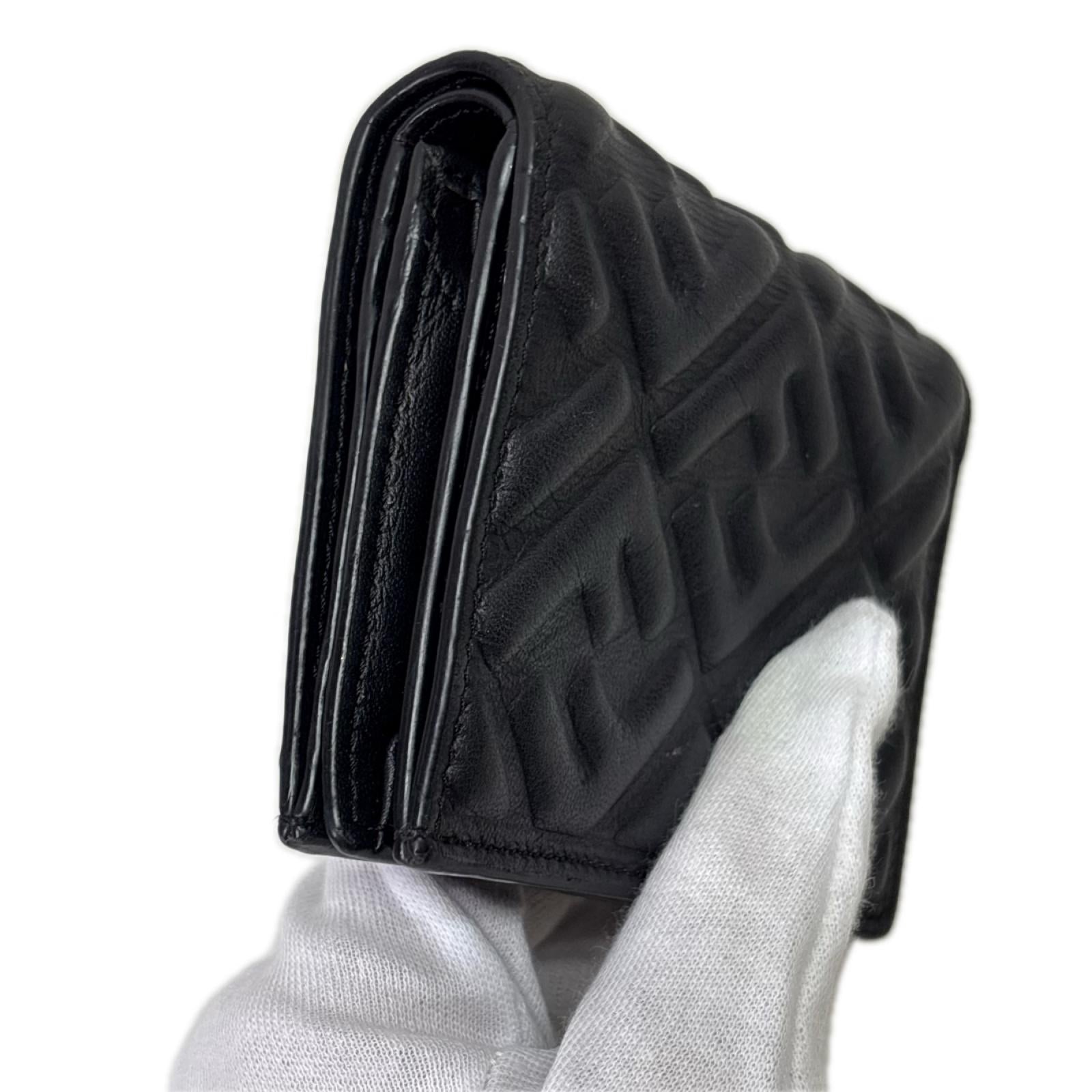 FENDI/バゲット マイクロ/三つ折り財布