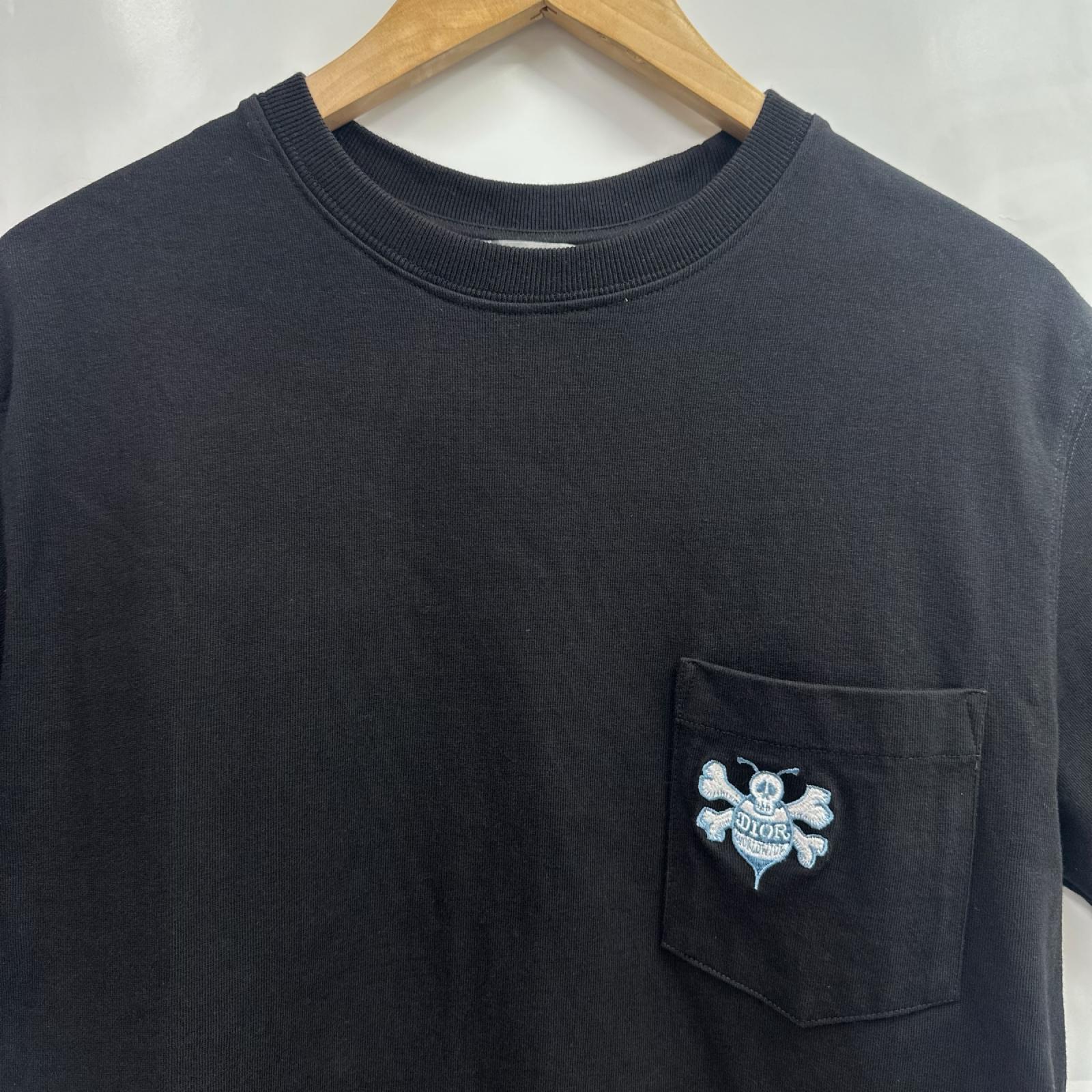 20AW BEE刺繍 ×Shawn Stussy Tシャツ 黒 (XS)