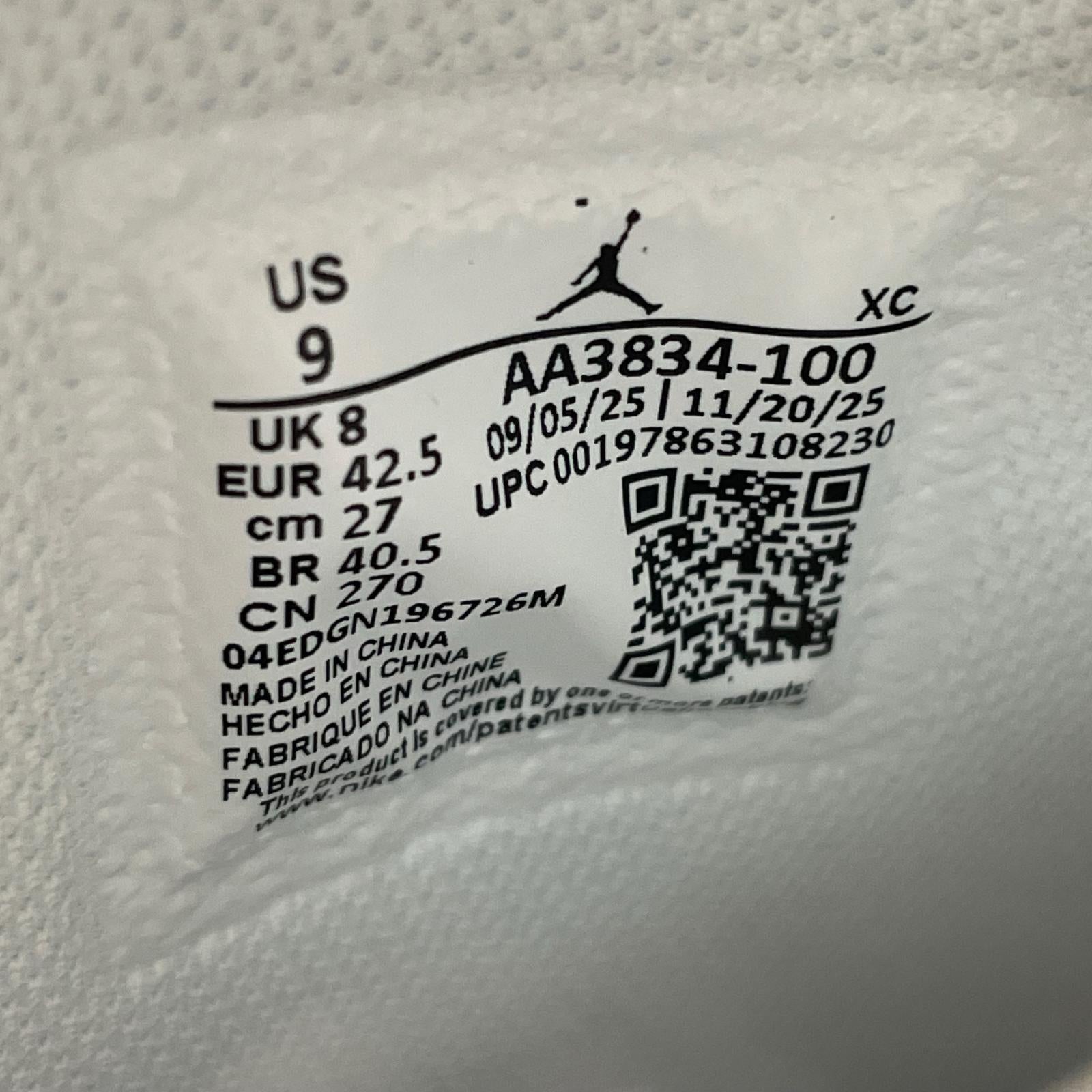 スニーカー AIR JORDAN 1 RETRO HIGH OG Alaska/27cm 27cm (US9 UK8 1/2 EU44) ホワイト