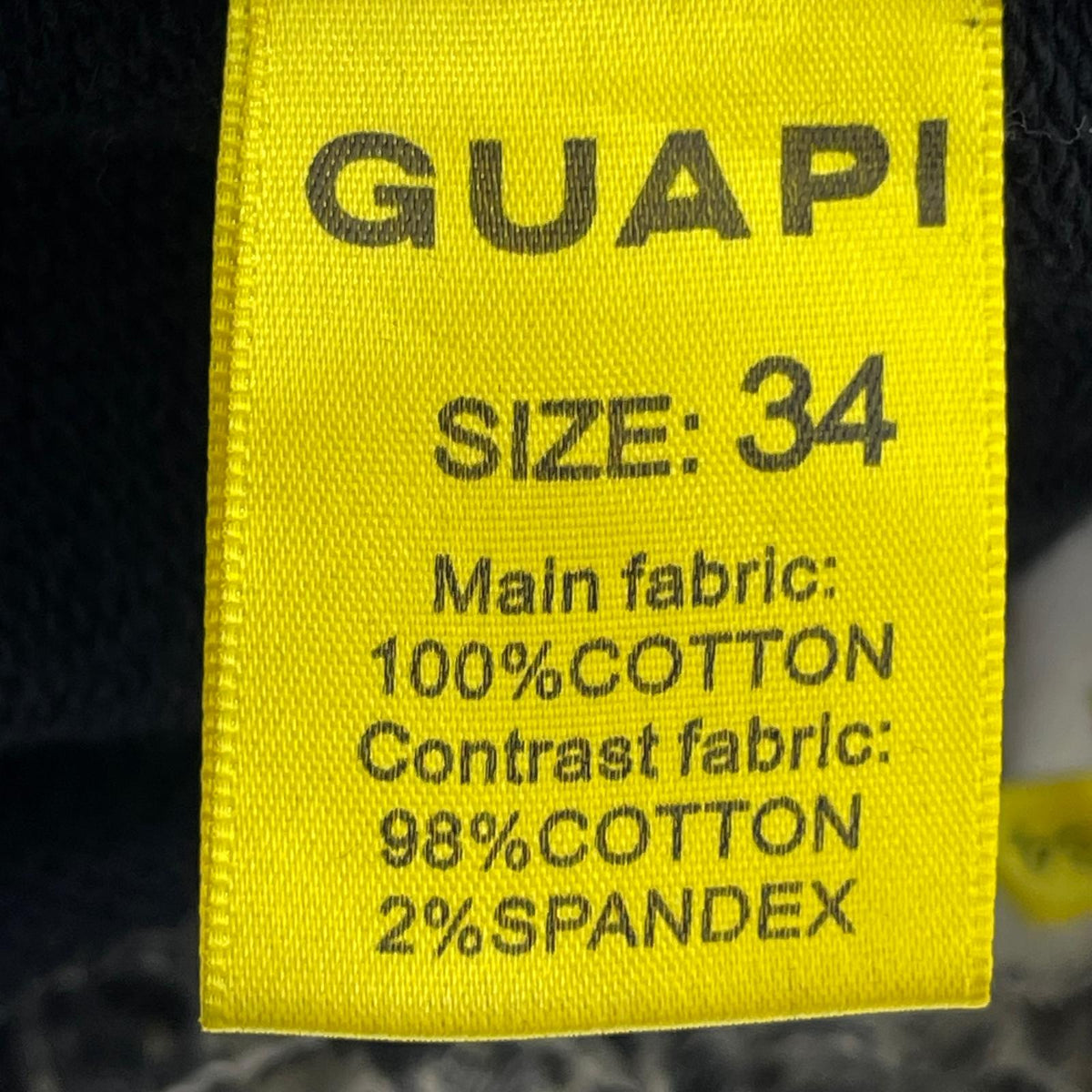 パンツ GUAPI プレミアムスウェットフレアパンツ 34 黒 34 ブラック