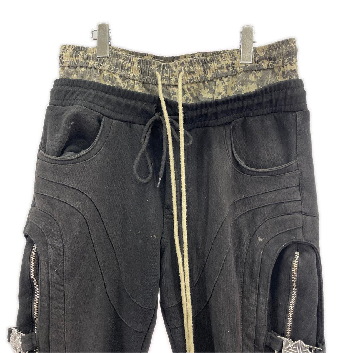 パンツ GUAPI プレミアムスウェットフレアパンツ 34 黒 34 ブラック