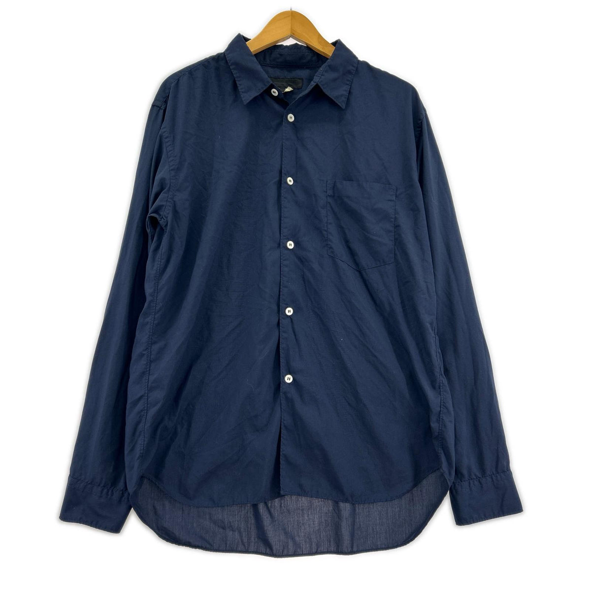 長袖シャツ HOMME DEUX LSシャツ ネイビー M ネイビー
