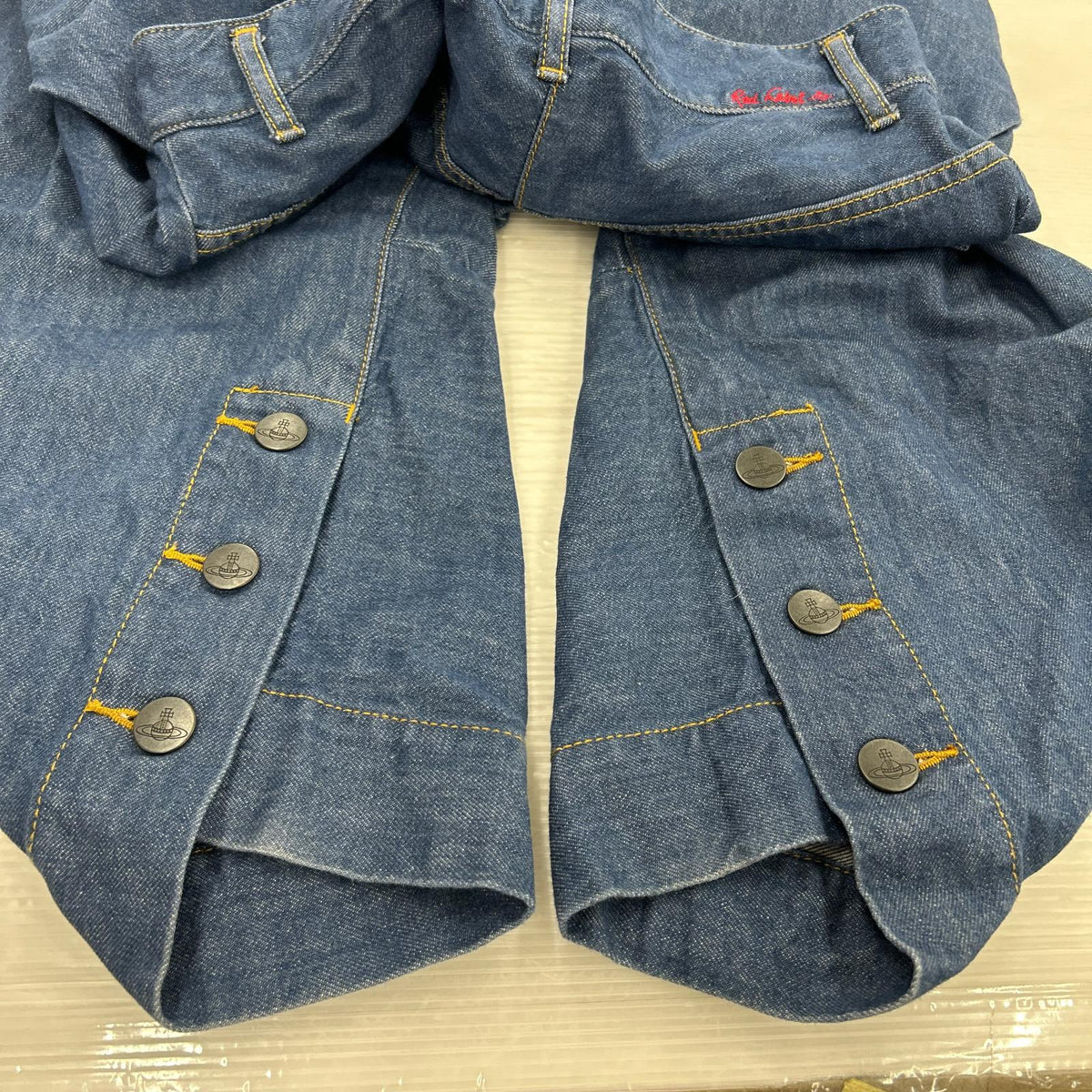 パンツ 変形パンツ サルエル インディゴ ブルー