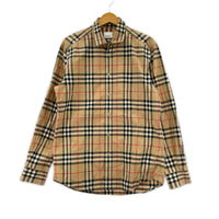 長袖シャツ BURBERRY ノバチェック L/Sシャツ M M ベージュ
