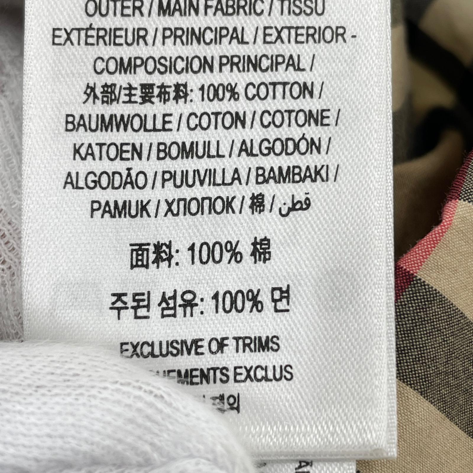 長袖シャツ BURBERRY ノバチェック L/Sシャツ M M ベージュ