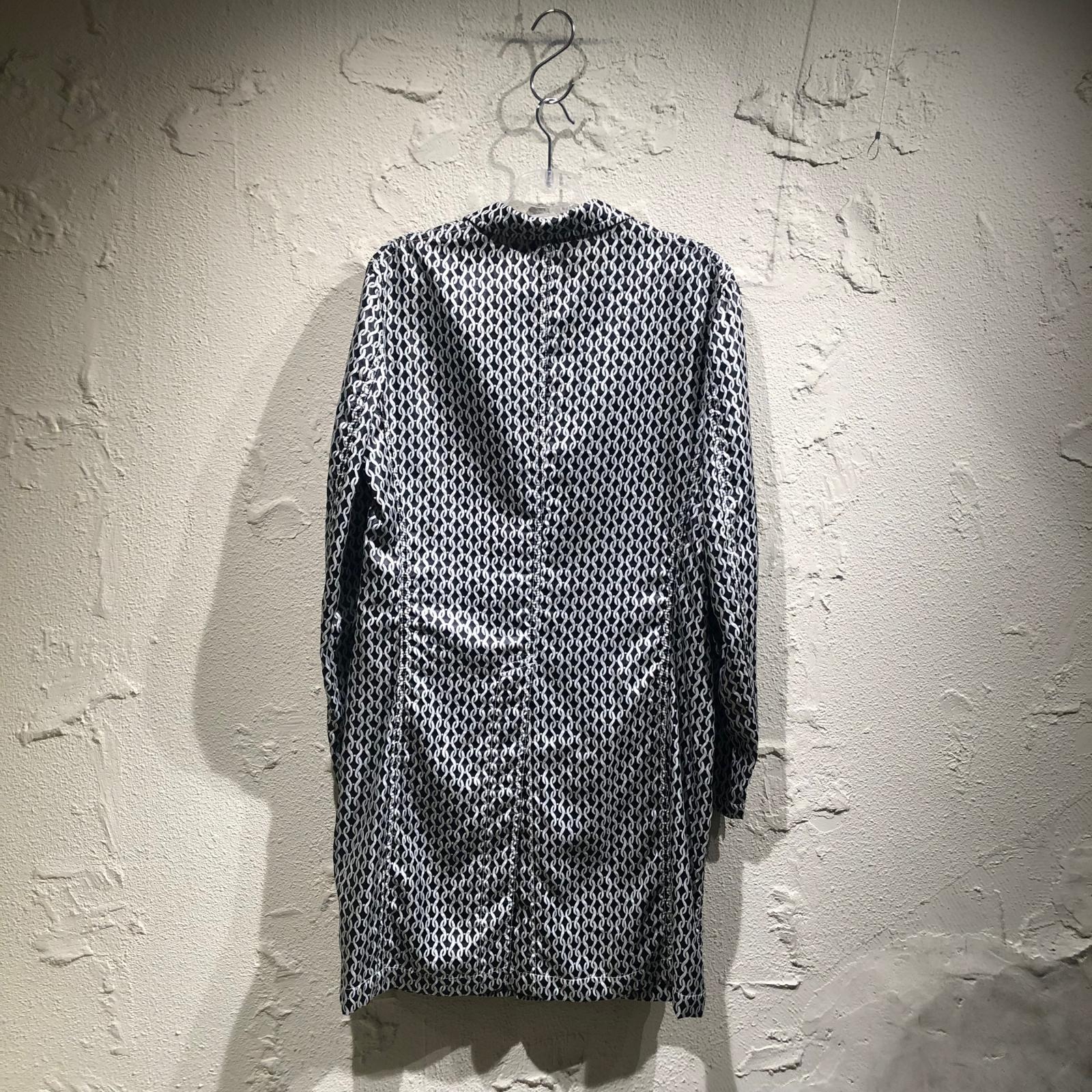 その他アウター HOMME PLUS 12SS 鎖柄ステンカラーコート