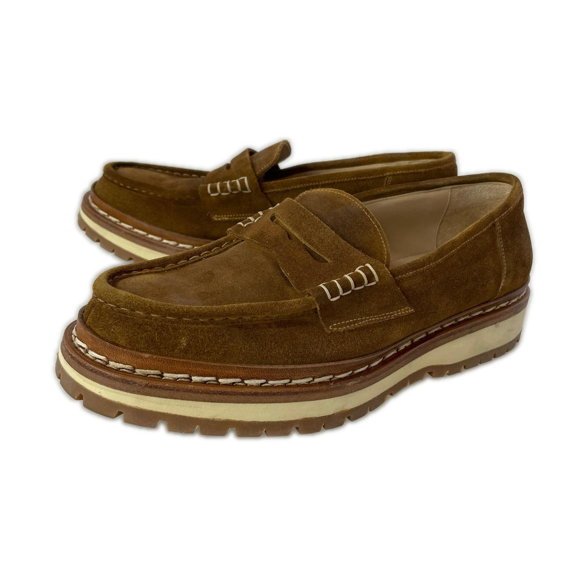シューズ nonnative スウェードローファー ブラウン ブラウン