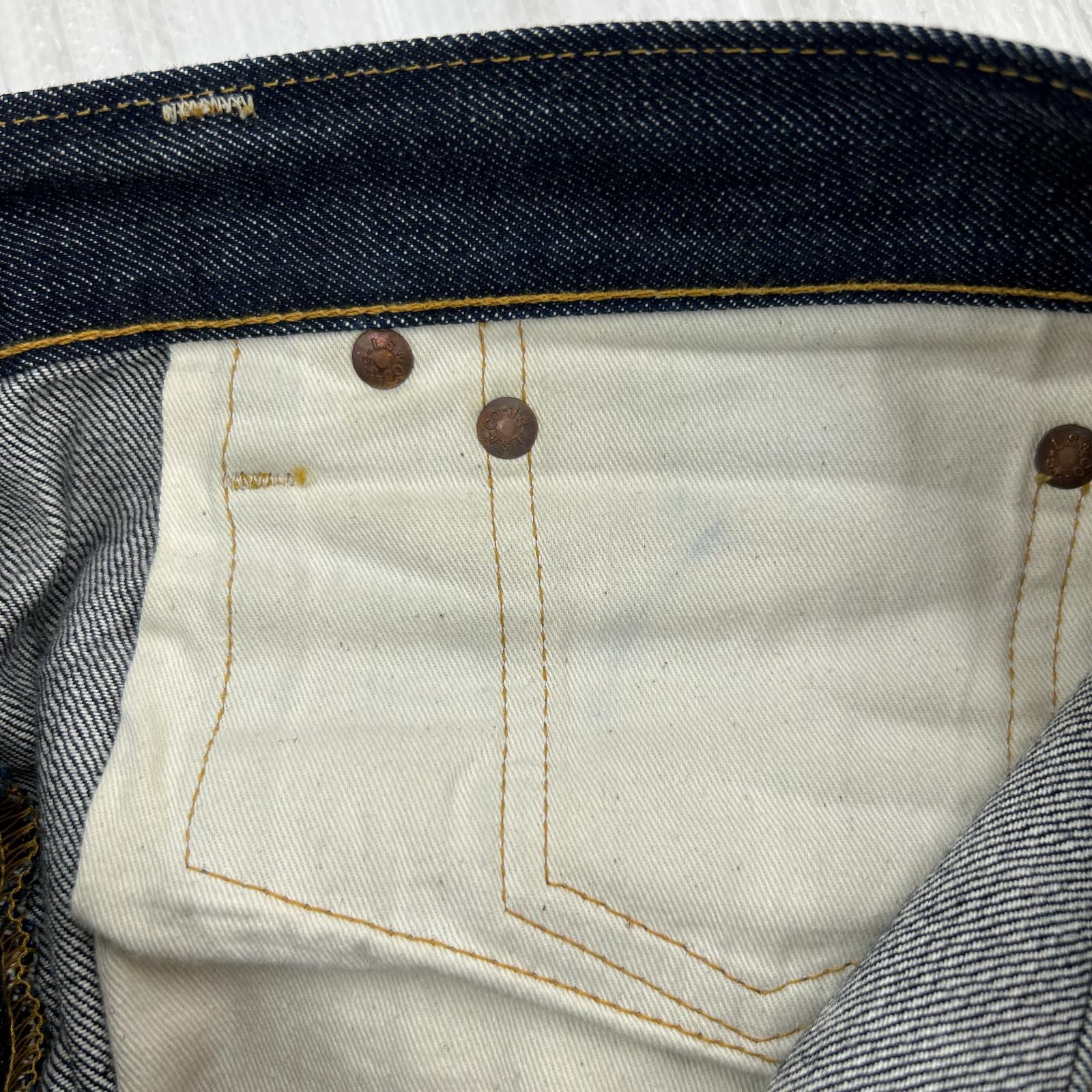 デニムパンツ 501XX 1947年復刻モデル 濃紺 W32 32 ブルー
