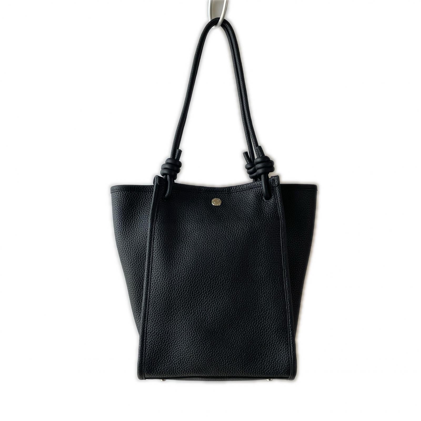 トートバッグ Breath TOPKAPI シュリンクレザー トートバッグ ブラック