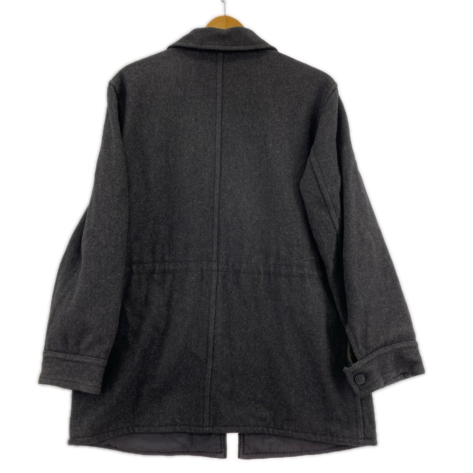 ジャケット ウール ジップブルゾン グレー