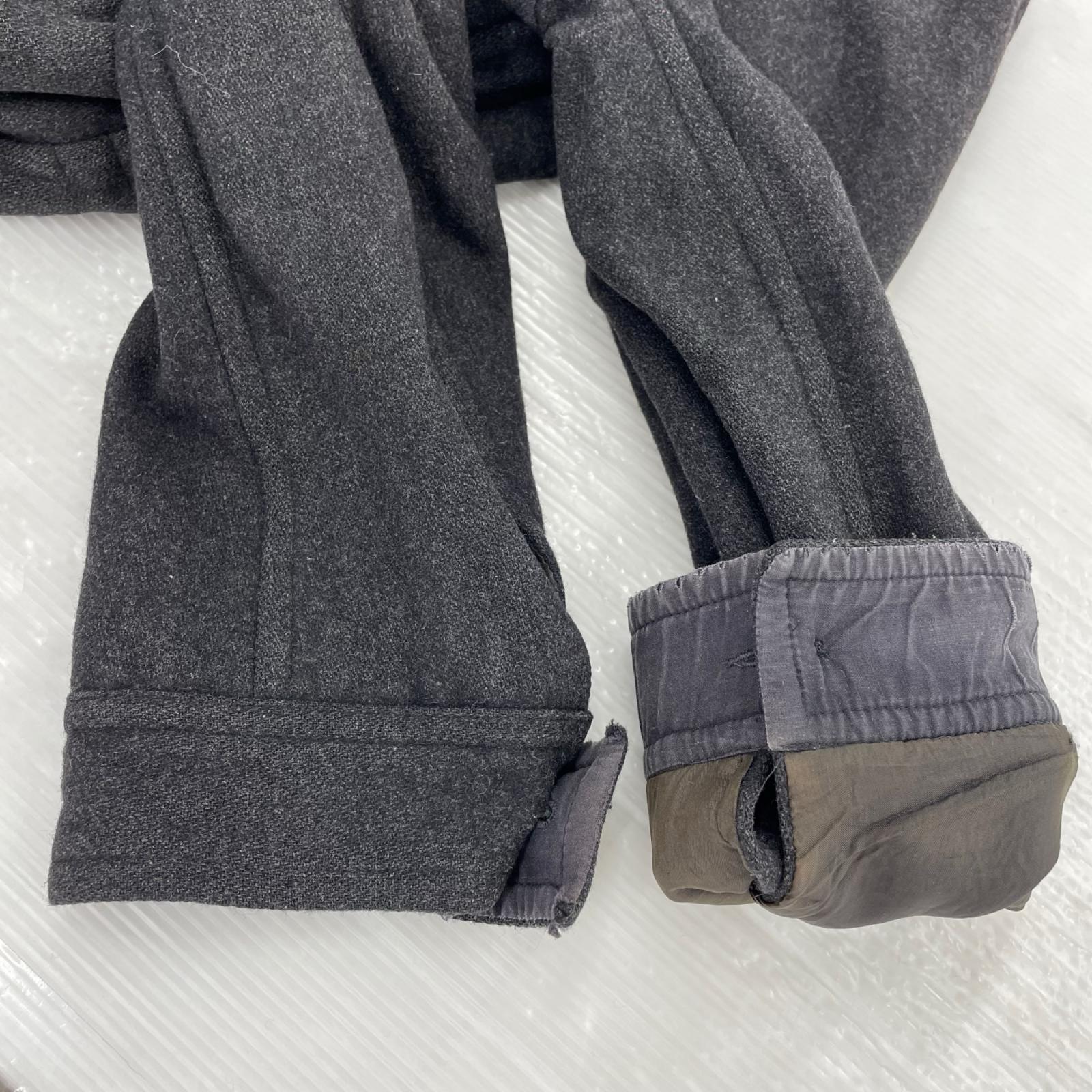 ジャケット ウール ジップブルゾン グレー