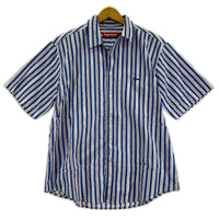 半袖シャツ loose Fit Multi Stripe S/S Shirt S ブルー
