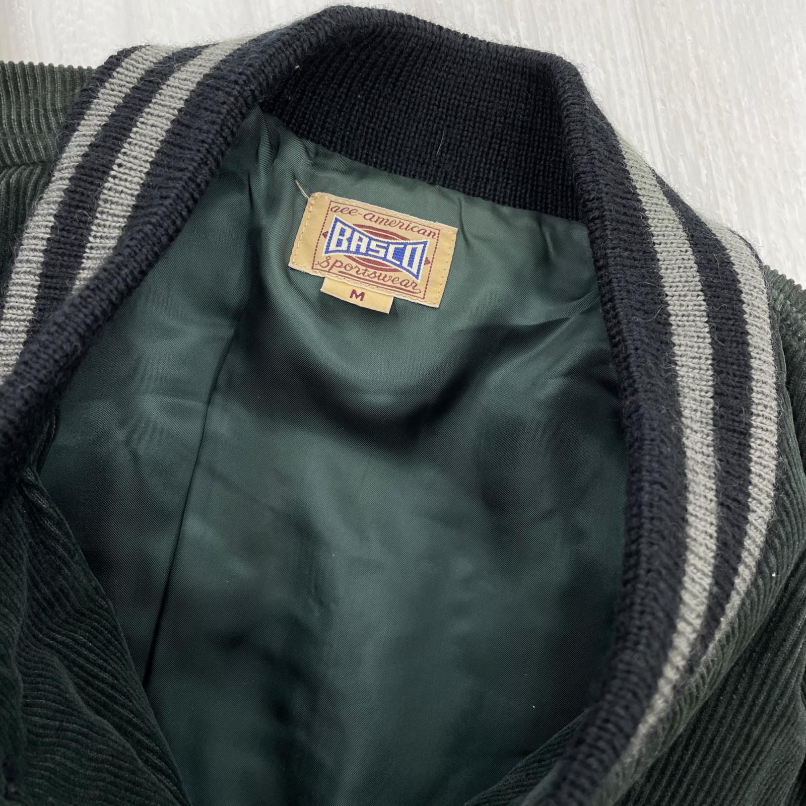 ジャケット BASCO 80s～90s ｽﾀｼﾞｬﾝ ｺｰﾃﾞｭﾛｲ (M) M グリーン