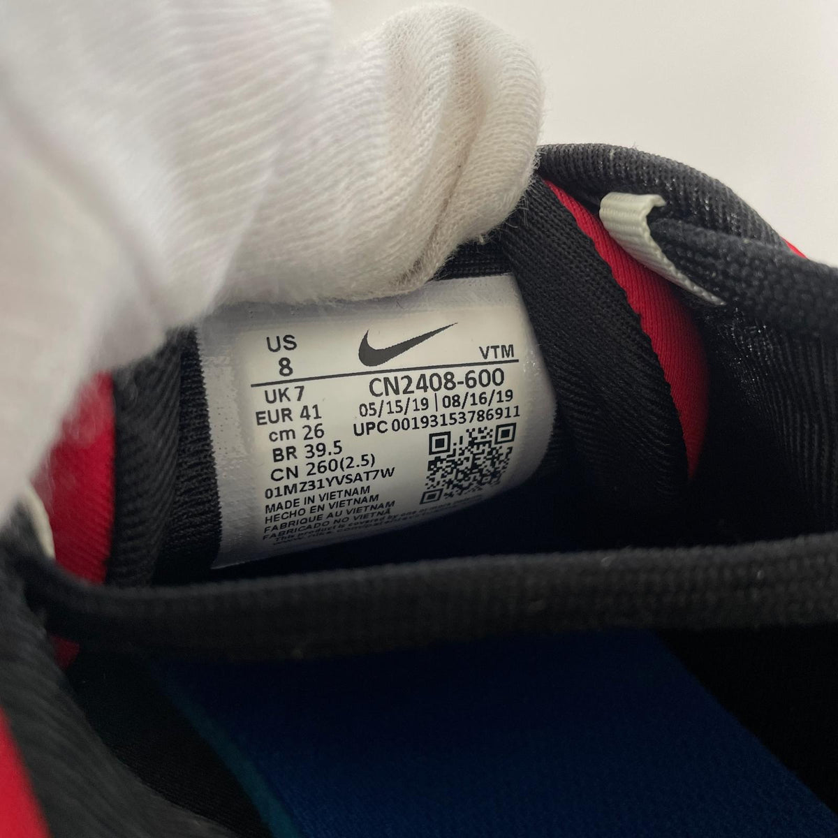 スニーカー NIKE AIR MAX 720 UNIVERSITY RED (26.0) 26cm (US8 UK7 1/2 EU42) レッド
