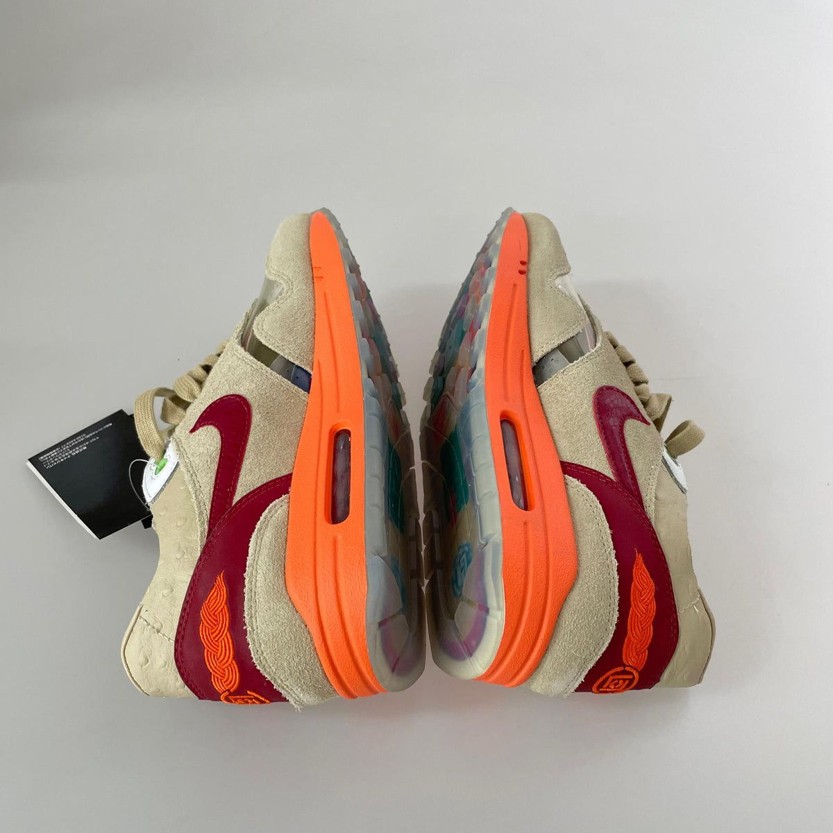スニーカー ×CLOT Air Max 1 Kiss of Death (26.0) 26cm (US8 UK7 1/2 EU42) ベージュ