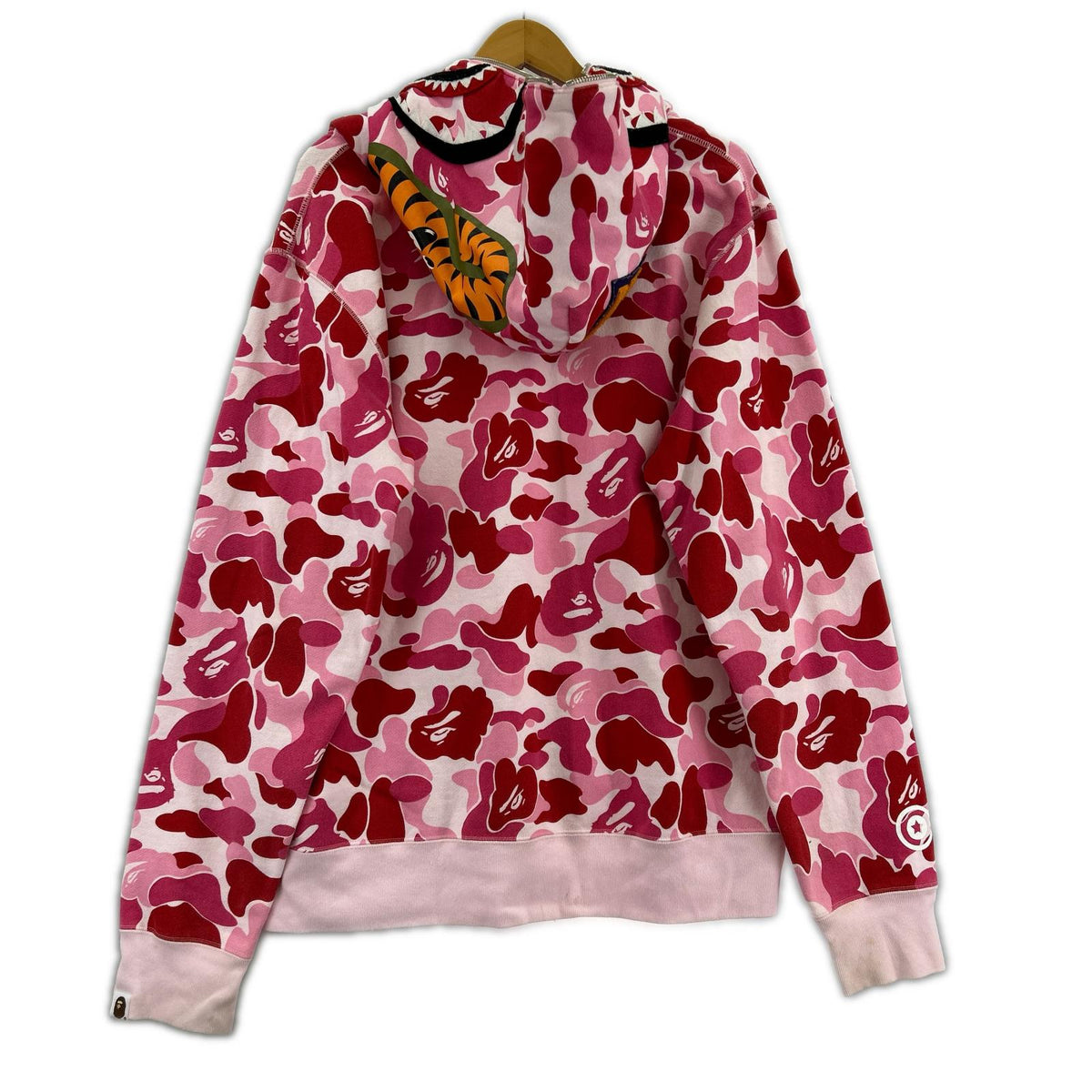 パーカー shark half zip hoodie L ピンク L ピンク