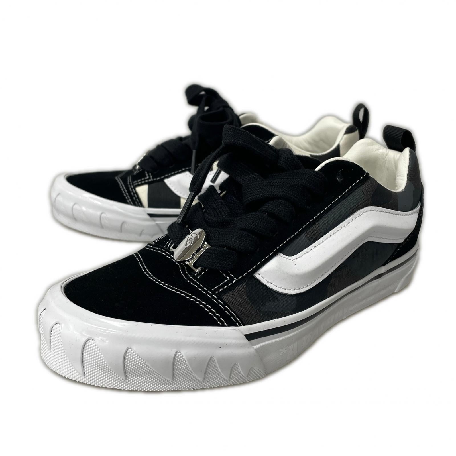 スニーカー ｘ A BATHING APE Vans Premium Knu Skool 26.5cm (US8 1/2 UK8 EU43) ブラック
