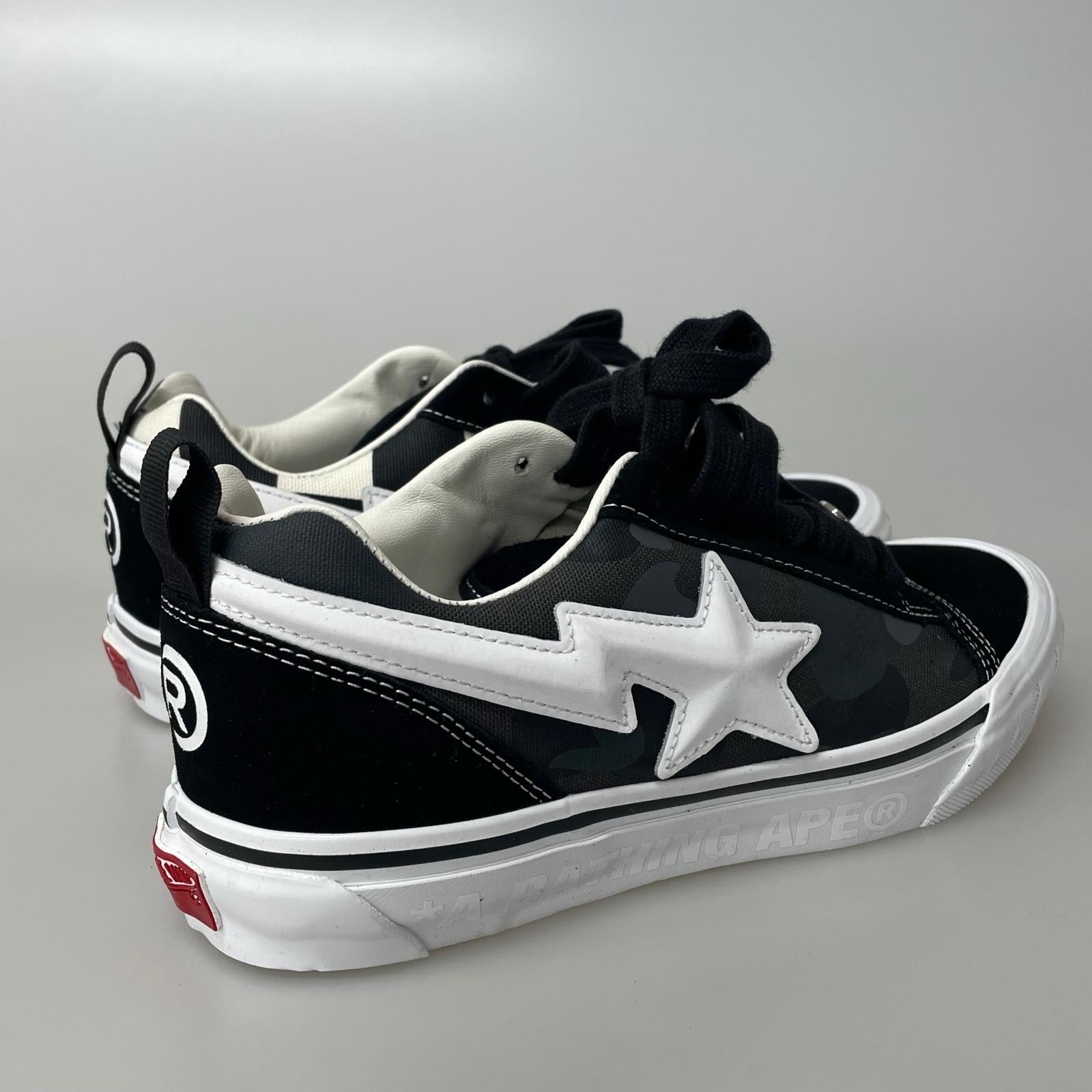 スニーカー ｘ A BATHING APE Vans Premium Knu Skool 26.5cm (US8 1/2 UK8 EU43) ブラック
