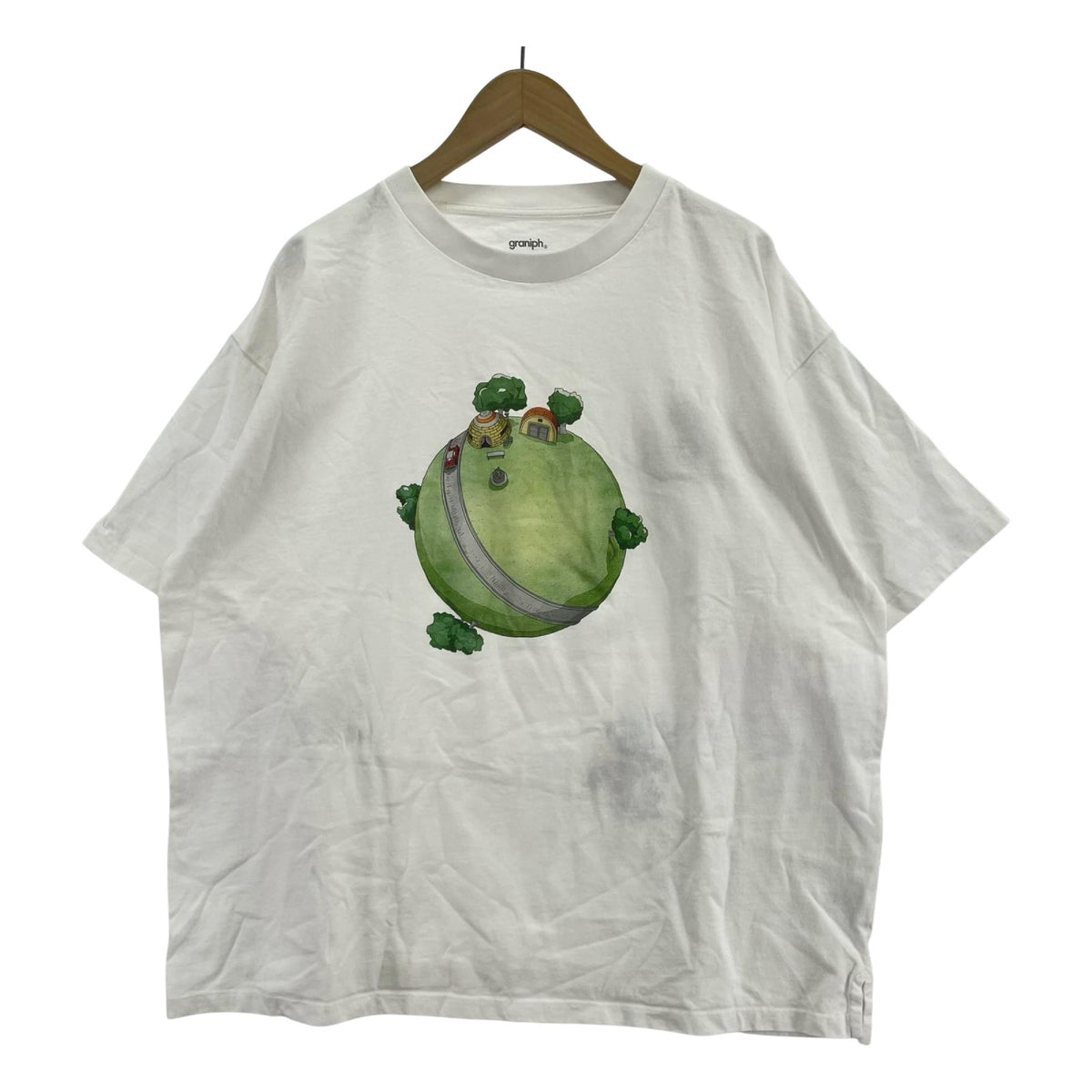 半袖Ｔシャツ "地球の10倍"Tee XL WHT ホワイト