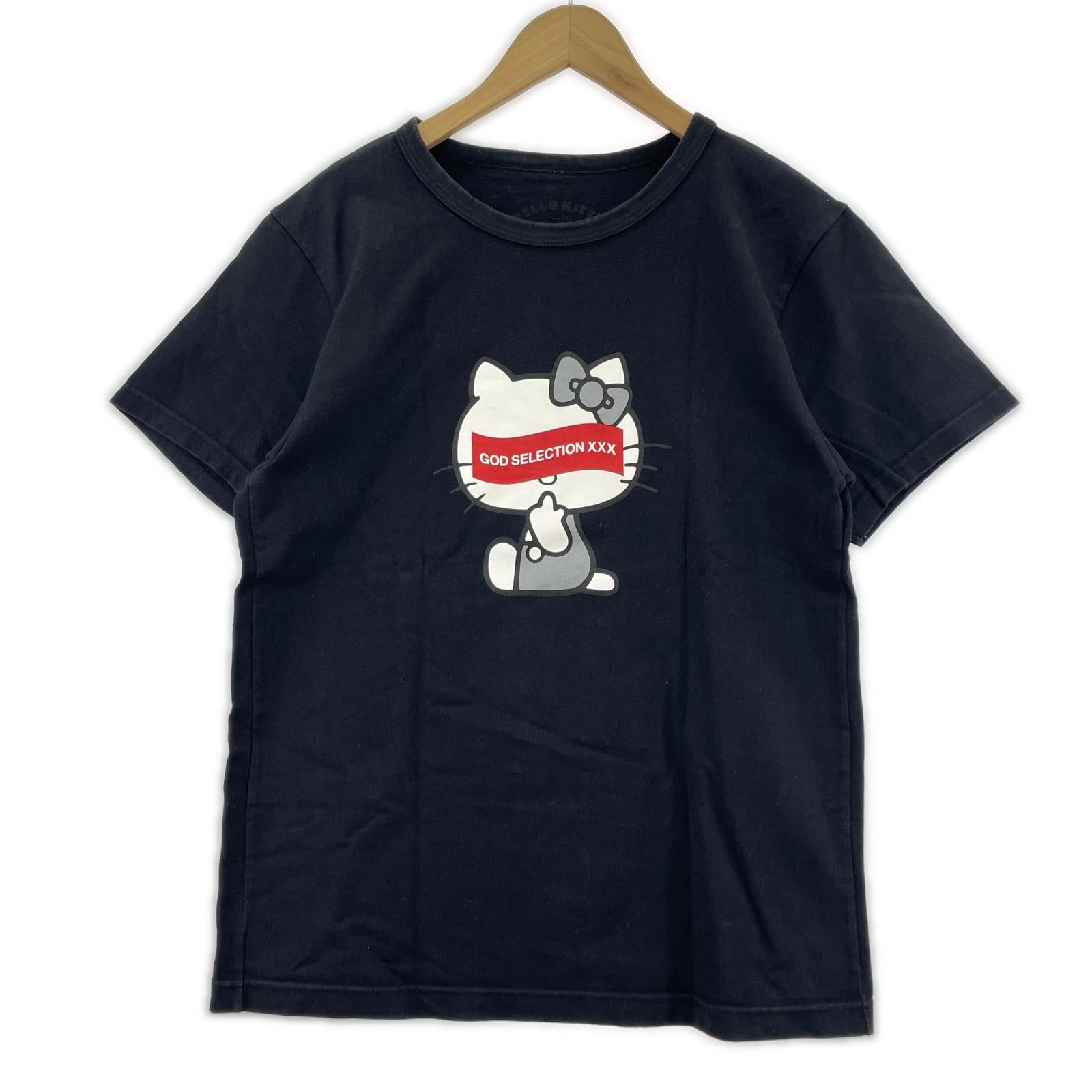 半袖Ｔシャツ ×hello kitty ブラック L L ブラック
