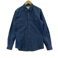 長袖シャツ 14ss ウエスタンシャツ デニム 46 46 ブルー