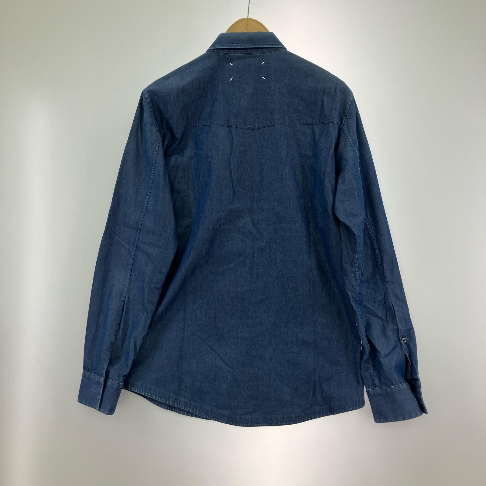 長袖シャツ 14ss ウエスタンシャツ デニム 46 46 ブルー