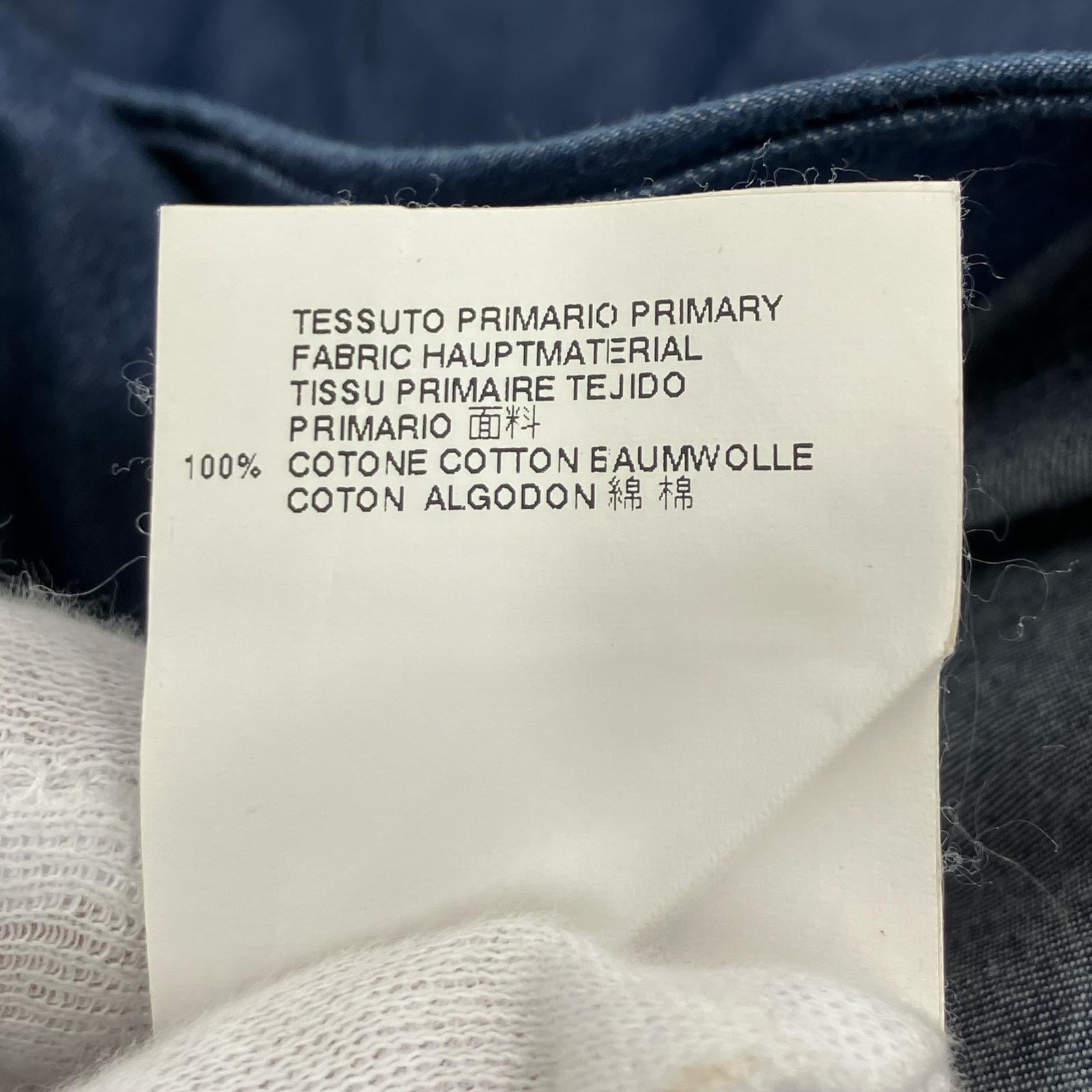 長袖シャツ 14ss ウエスタンシャツ デニム 46 46 ブルー