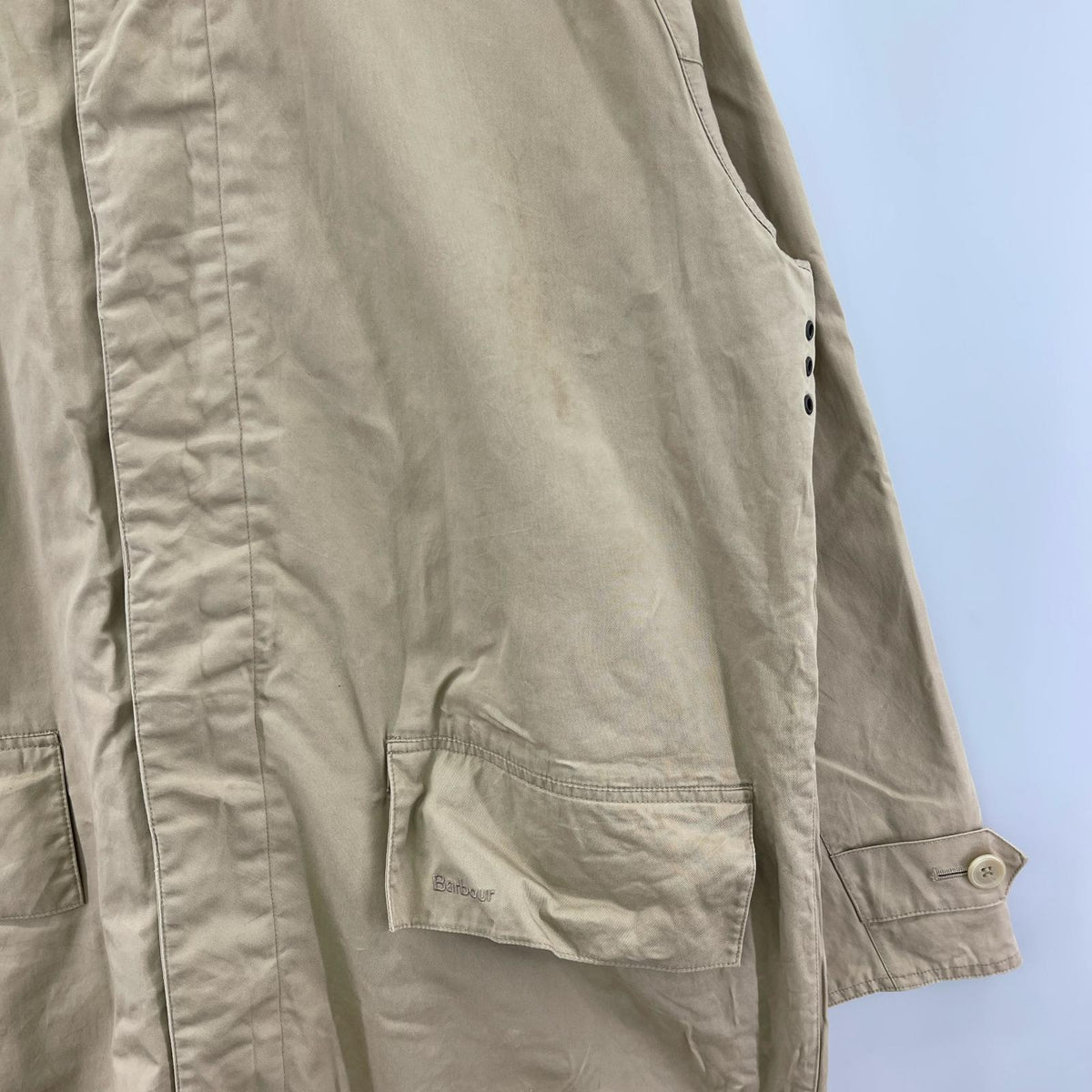ジャケット Barbour L/W THREEQUARTER ステンカラーコート L ベージュ L ベージュ