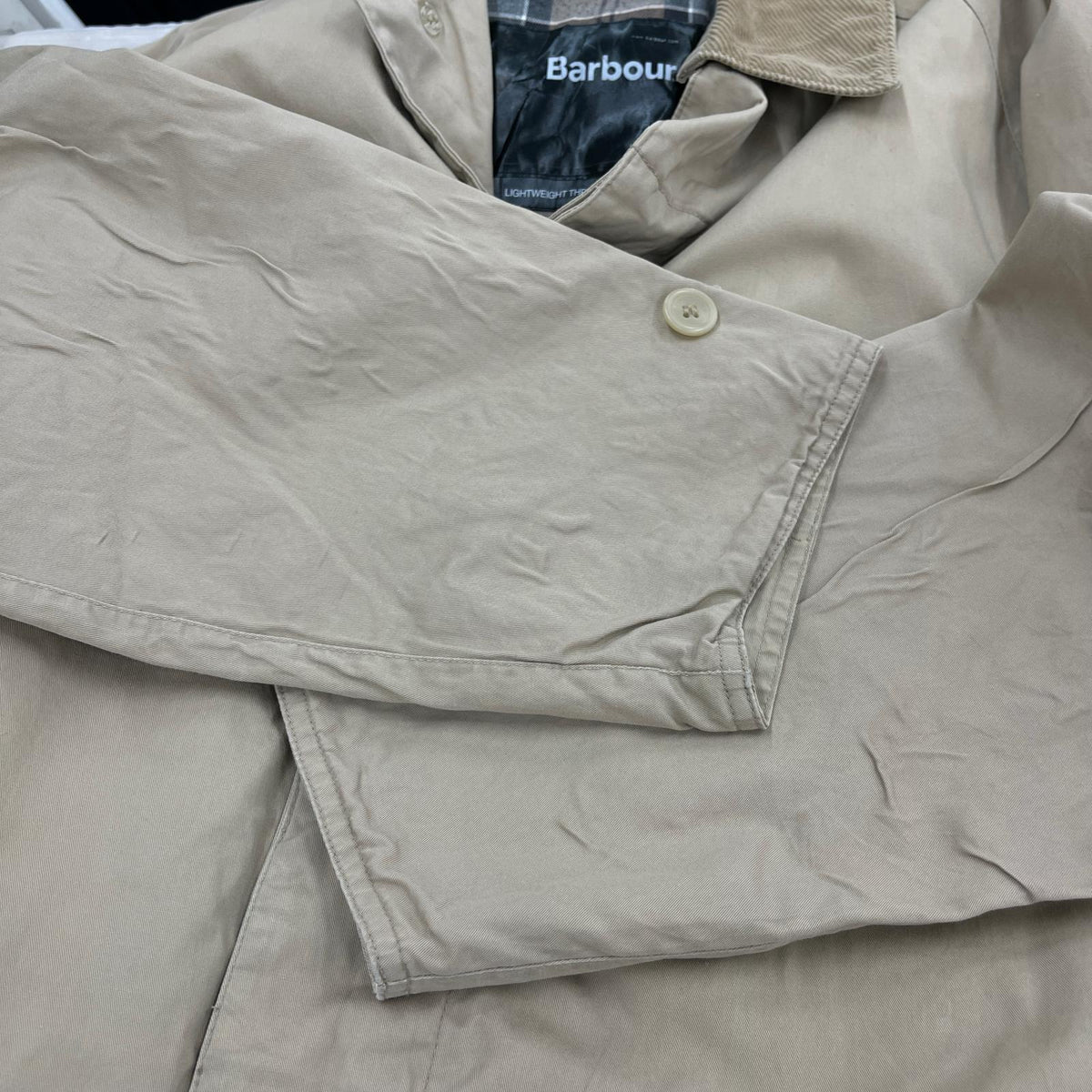 ジャケット Barbour L/W THREEQUARTER ステンカラーコート L ベージュ L ベージュ