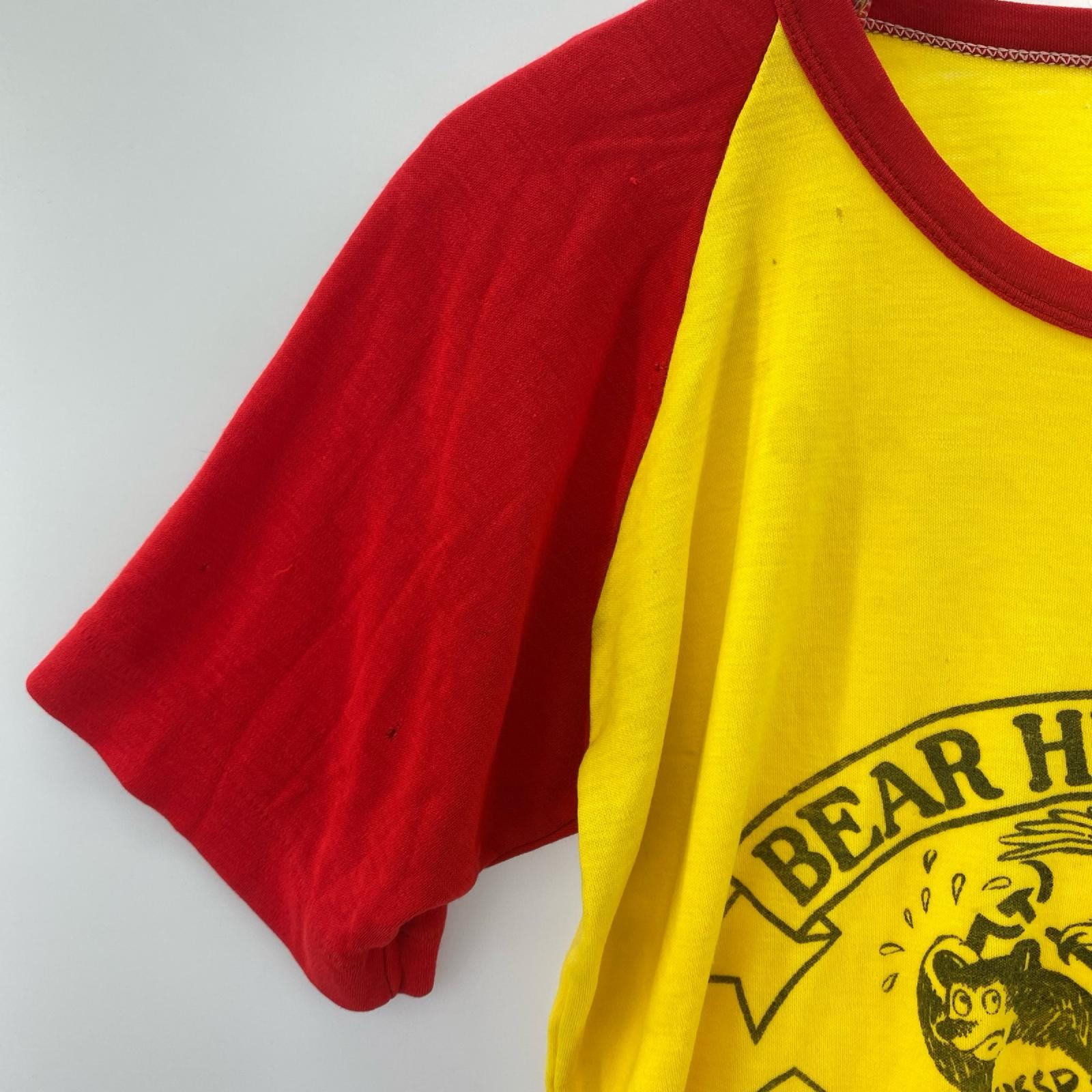 長袖Ｔシャツ BEAR HUNT ’84 黄