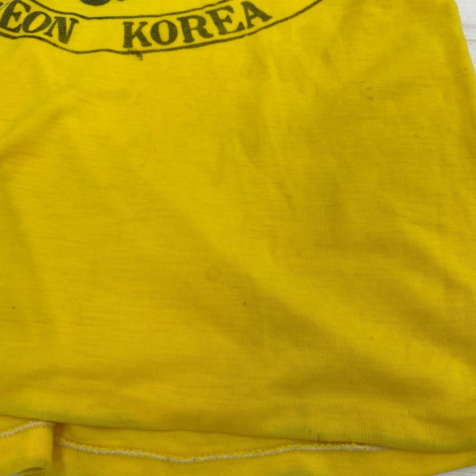 長袖Ｔシャツ BEAR HUNT ’84 黄