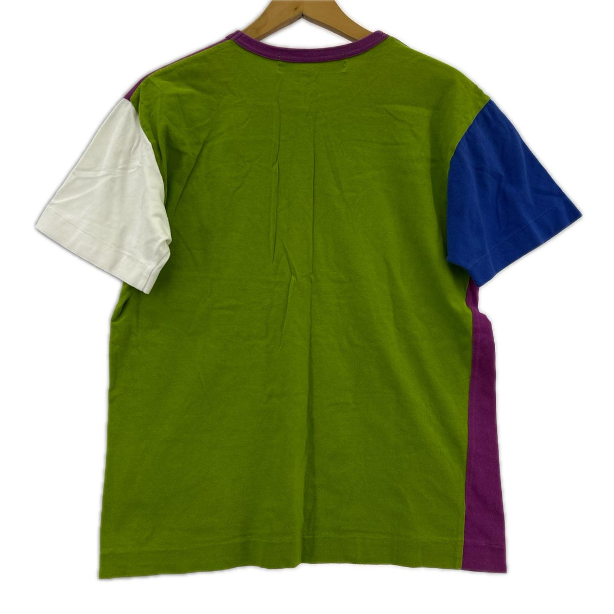 半袖Ｔシャツ ﾏﾙﾁｶﾗｰ切替 ﾊｰﾄ刺繍 TEE (M) AF-T004 M マルチカラー