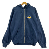 パーカー SLANTED OG ZIP HOODED SWEATSHIRT ネイビー M ネイビー