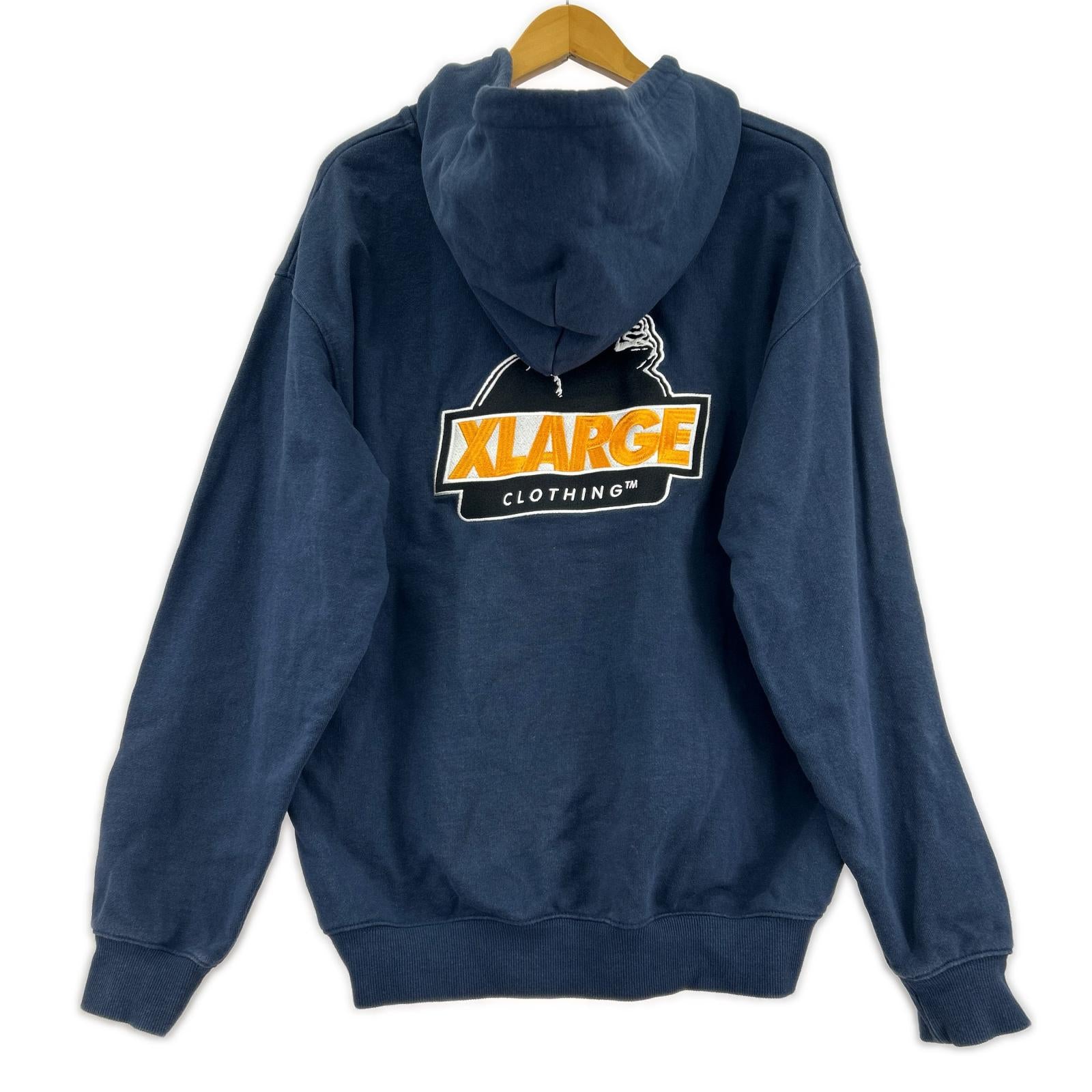 パーカー SLANTED OG ZIP HOODED SWEATSHIRT ネイビー M ネイビー