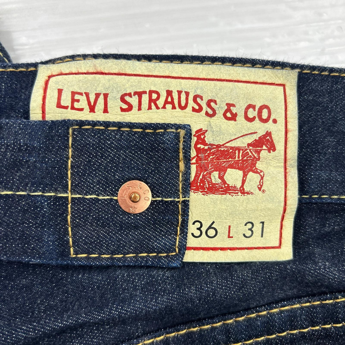 デニムパンツ ×Levi's/M/ｲﾝﾃﾞｨｺﾞ/WI-P902/AD2021 M ネイビー