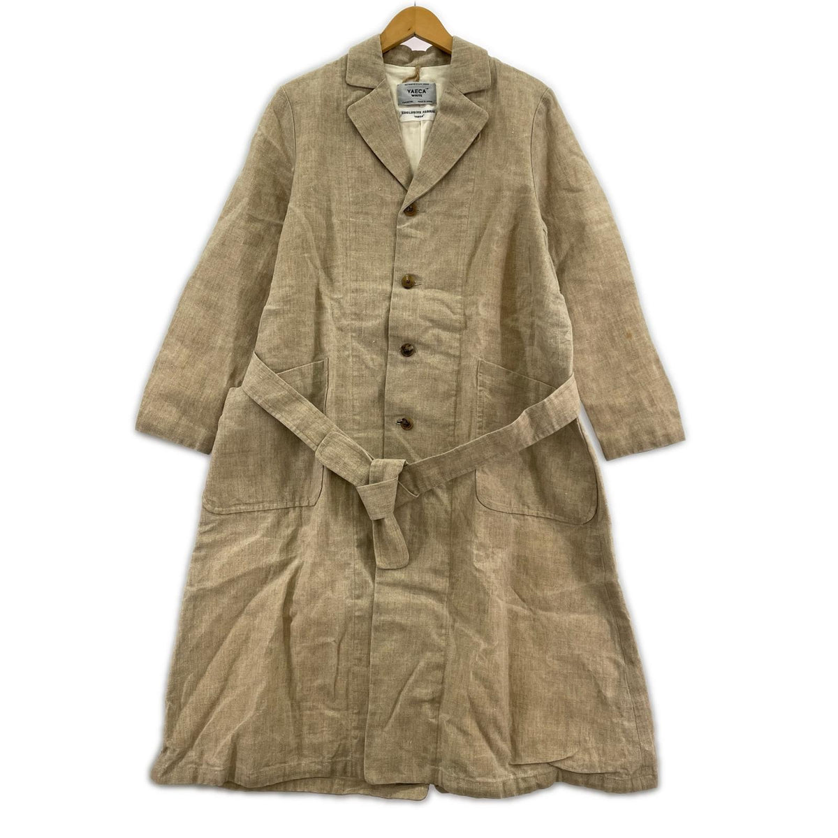 ジャケット ATELIER COAT NATURAL OILED S ベージュ