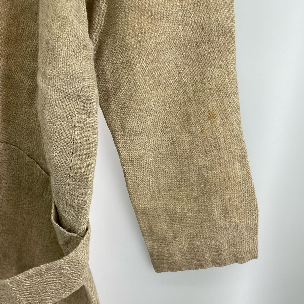 ジャケット ATELIER COAT NATURAL OILED S ベージュ