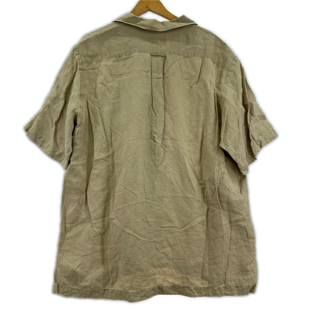 半袖シャツ CALDWELL 裾ポニー 開襟シャツ L L ベージュ