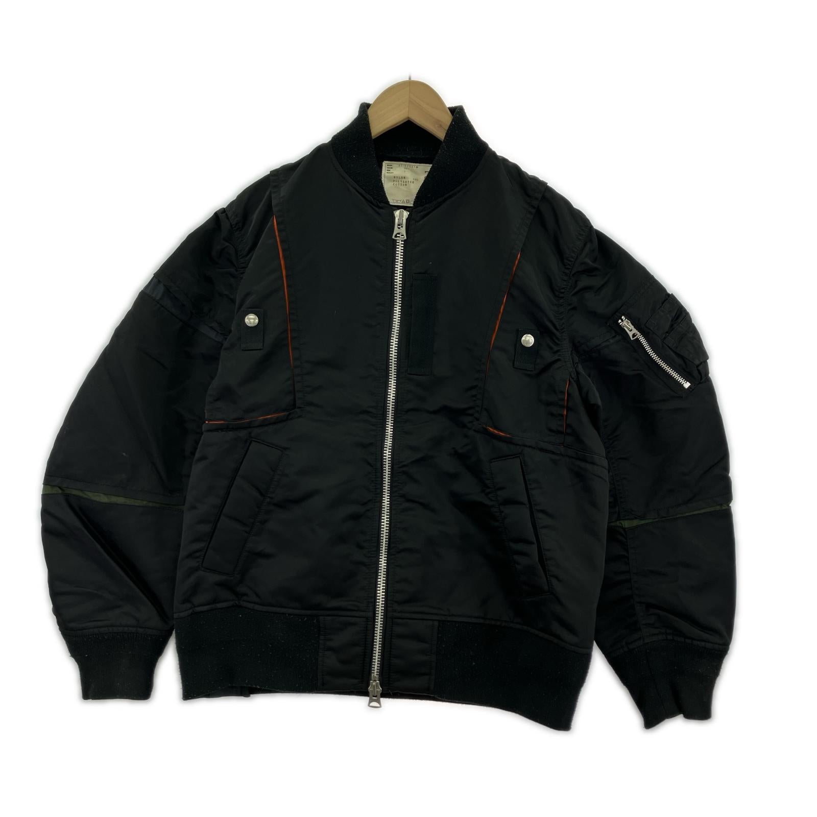ジャケット 21AW Nylon Twill Blouson BLK 21-02581M 1 1 ブラック