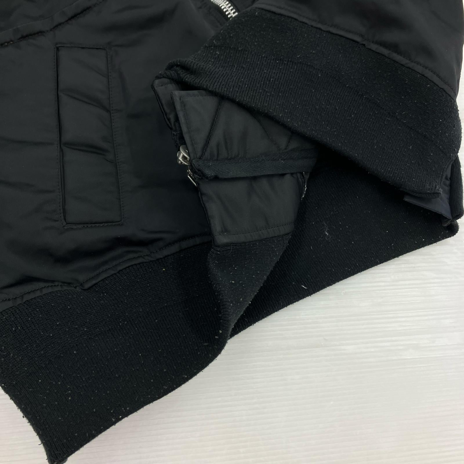ジャケット 21AW Nylon Twill Blouson BLK 21-02581M 1 1 ブラック