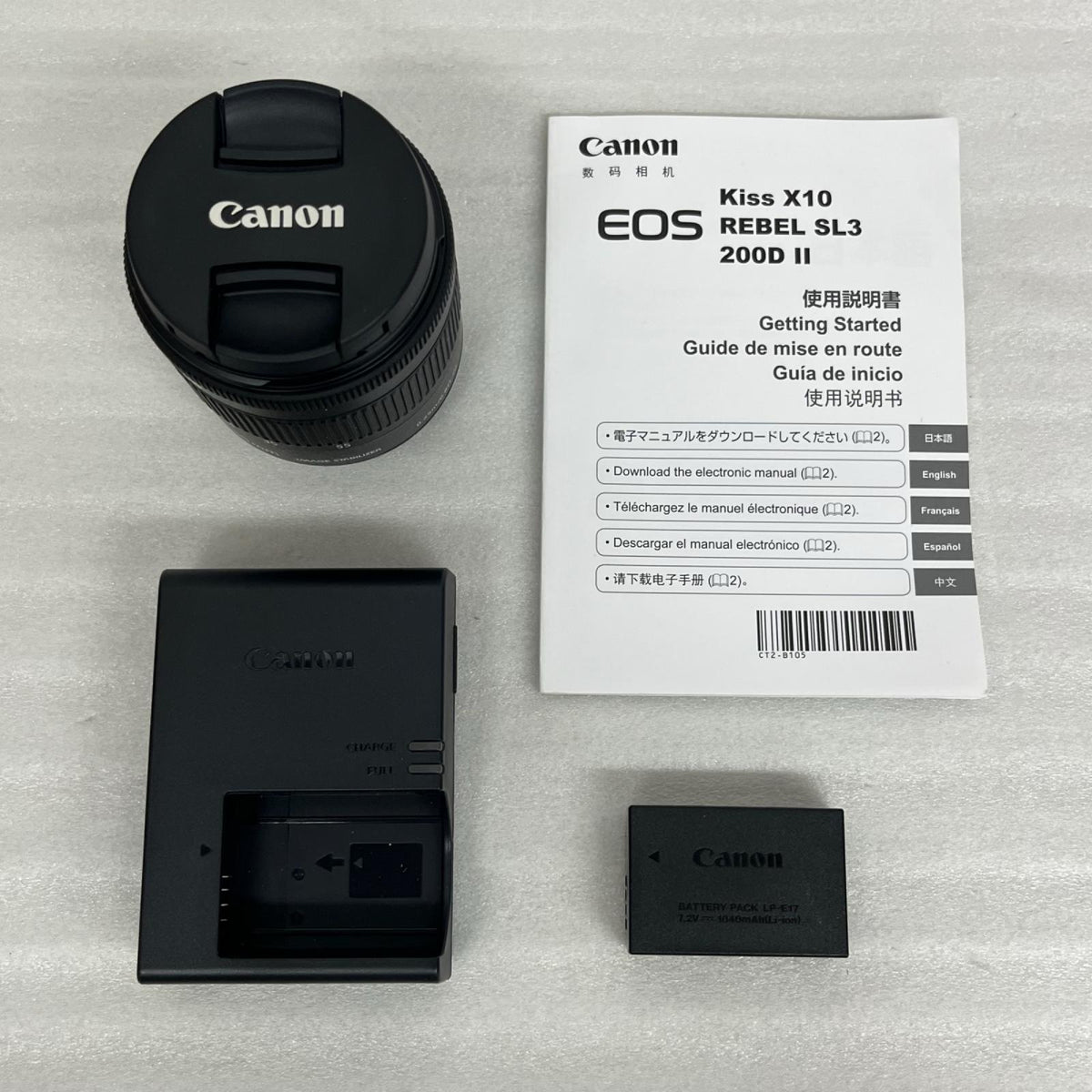 Canon EOS Kiss X10 本体 + レンズ 18-55mm EF-S18-55 IS STM デジタルカメラ