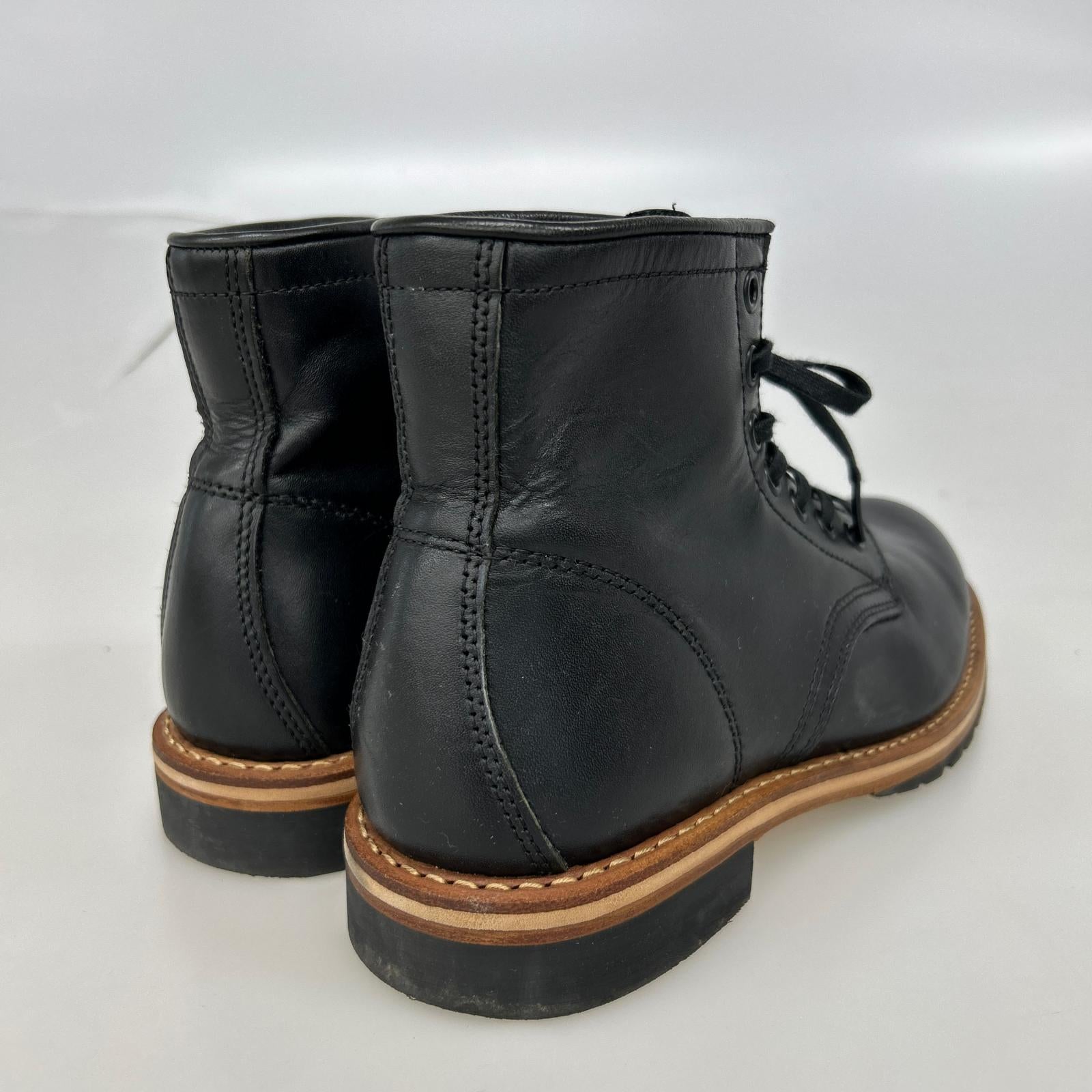 ブーツ HawKins レースアップ 25.0cm ブラック 25cm (US7 UK6 1/2 EU40) ブラック