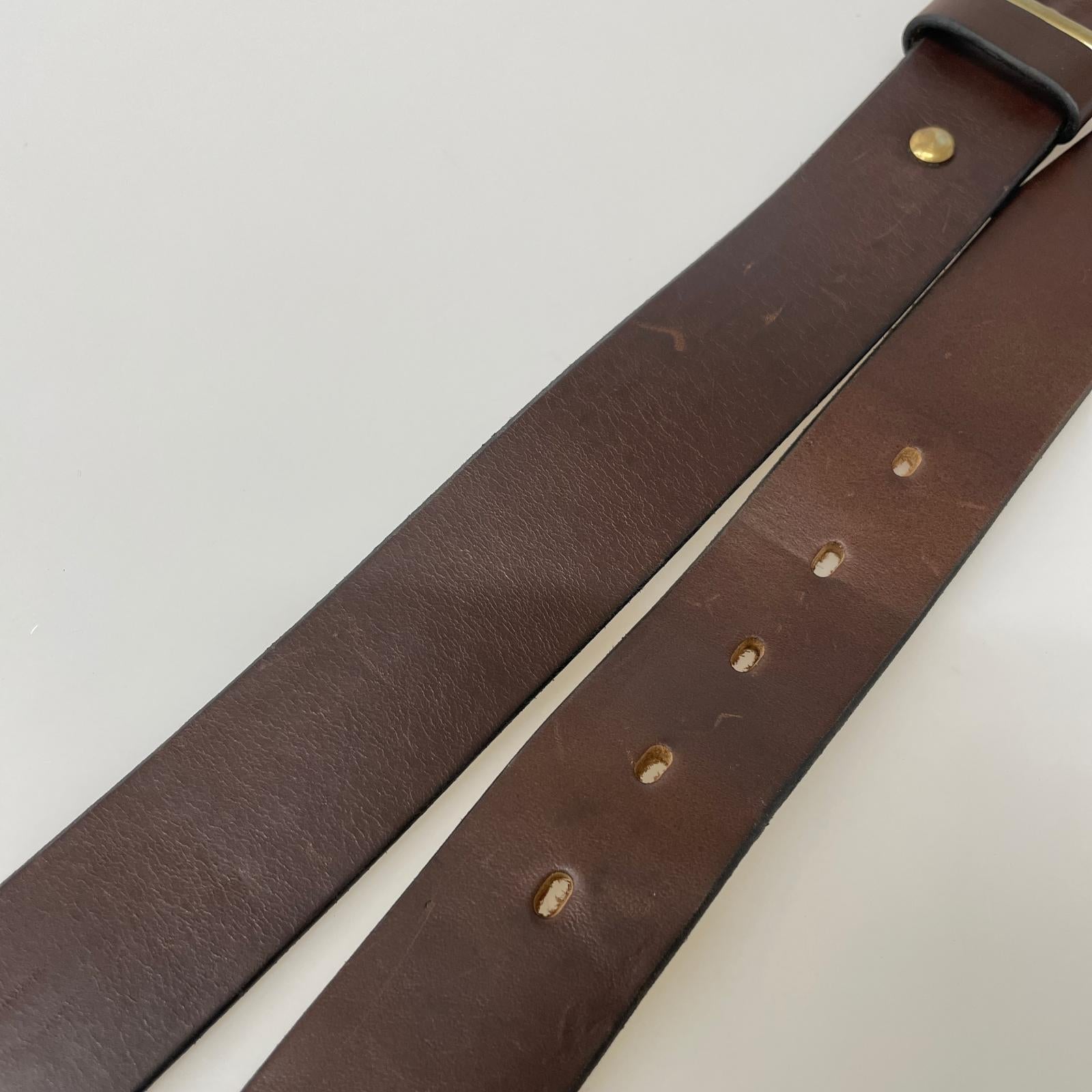その他アクセサリー ARTBROWN クロムエクセルレザー ブラウン ベルト ブラウン