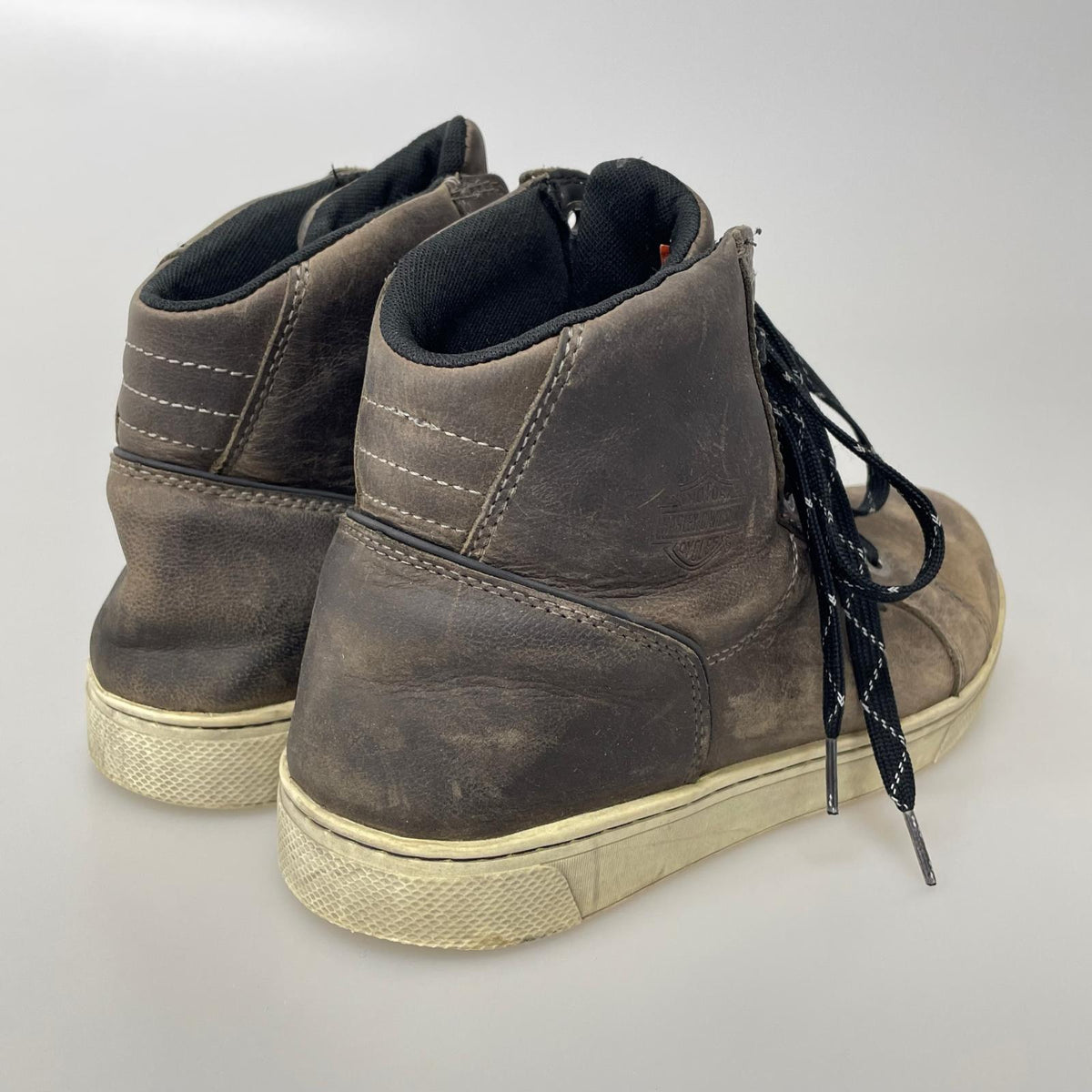 スニーカー LEATHER WATER PROOF 茶 ブラウン