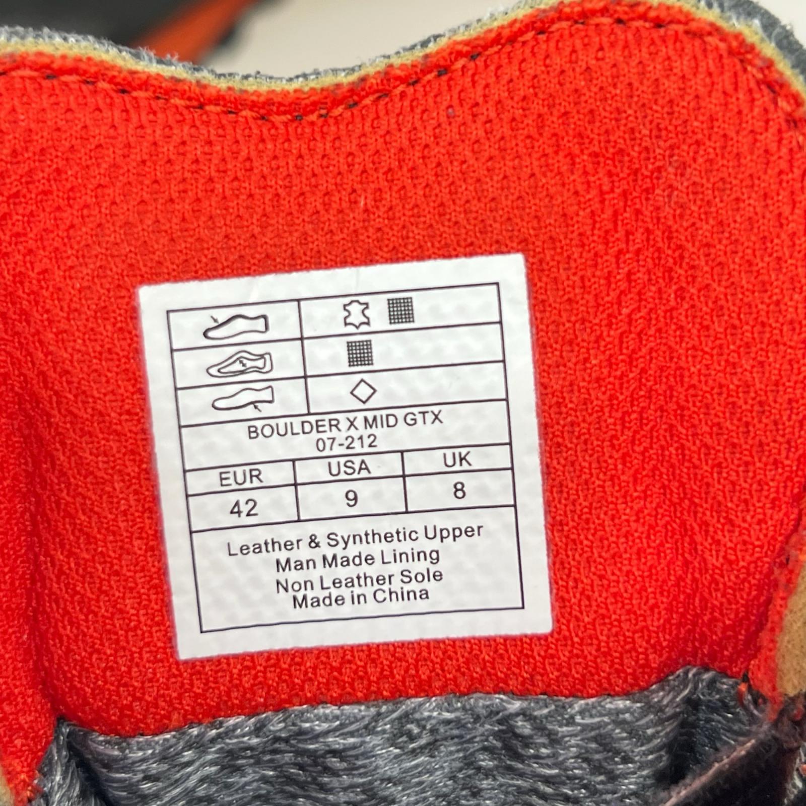 ブーツ LA SPORTIVA BOULDER Ⅹ MID GTX ｸﾞﾚｰ 42 グレー