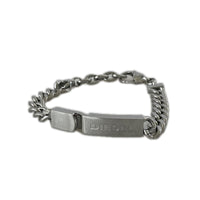 ブレスレット STEEL刻印 IDブレスレット シルバー