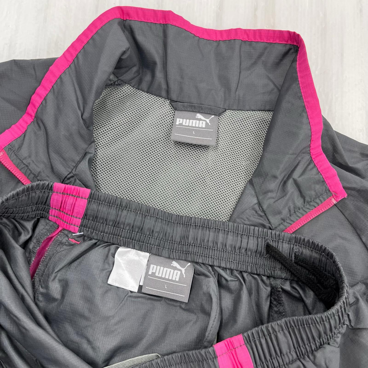 セットアップ PUMA ｳｲﾝﾄﾞﾌﾞﾚｰｶｰ GRY L グレー
