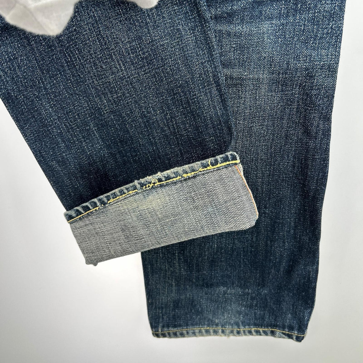 デニムパンツ MOMOTARO JEANS 0205 W28 28 ネイビー