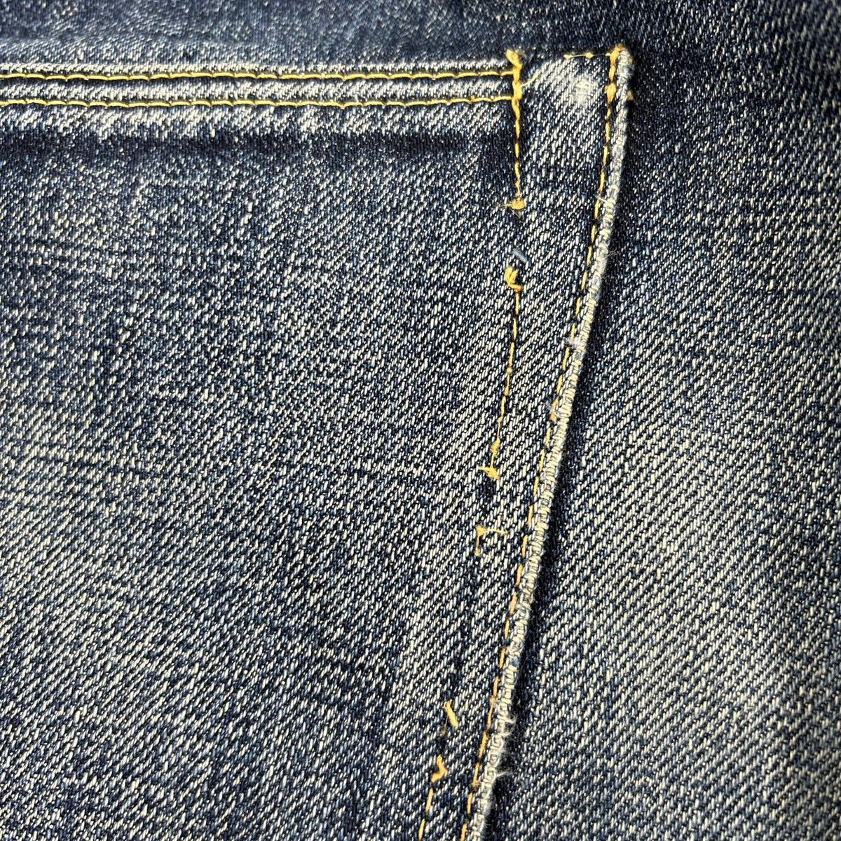 デニムパンツ MOMOTARO JEANS 0205 W28 28 ネイビー
